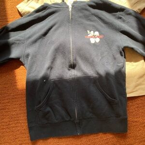 Dark blue Trader Joe’s zip up hoodie